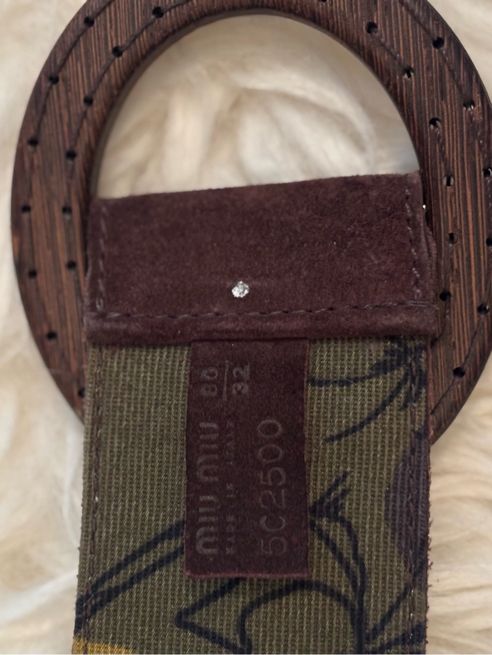 Vintage Suede Authentic Miu Miu Belt - Picture 3 of 4